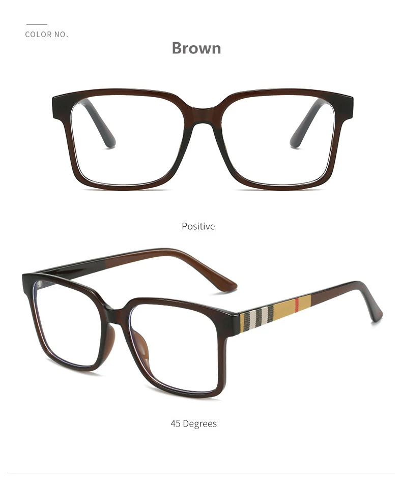 Retro Square Anti Blue Light Optical Glasses Frames For Women Men Brand Designer Female Fashion Computer Eyeglasses