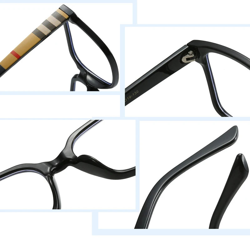 Retro Square Anti Blue Light Optical Glasses Frames For Women Men Brand Designer Female Fashion Computer Eyeglasses
