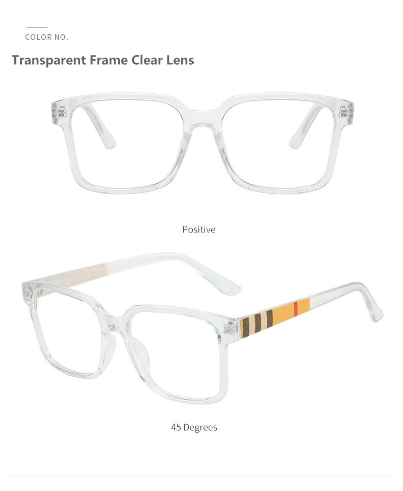 Retro Square Anti Blue Light Optical Glasses Frames For Women Men Brand Designer Female Fashion Computer Eyeglasses