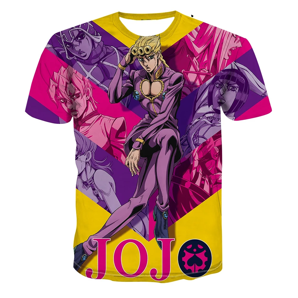 Summer hot selling fashionable men's 3D printed anime adventure T-shirt short sleeved cool T-shirt
