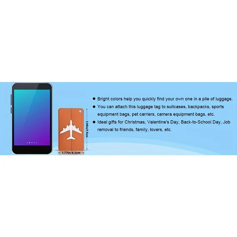 5/10pc Aluminum Travel Luggage Tag Durable Luggage Identification with Business Card Holder Fashion Tag Travel Accessories
