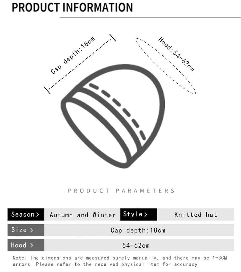 Y2K Letter Cross Street Wool Knitted Hats Autumn and Winter Hip Hop Warm Personal Comfortable Versatile Fashion Jacquard Weave