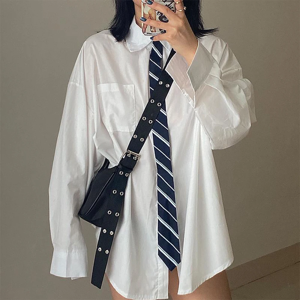 Trendy Crossbody Bags Double-breasted Adjustable Strap Black Women's Chest Bag Harajuku Students Zipper Satchel Shoulder Bag