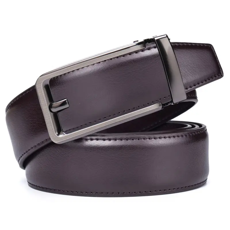Ratchet Belt - Men’s Dress Automatic Buckle Belt 1 3/8" Comfort Click - Perfect Companion to Men's Oxfords