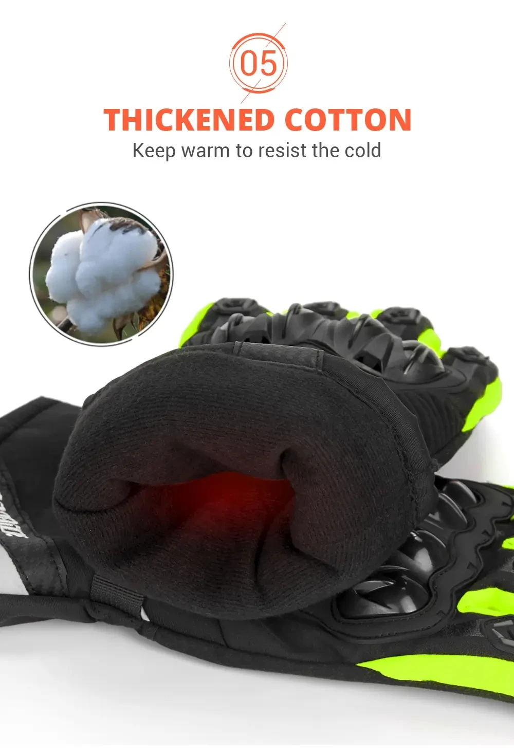 Motorcycle Gloves Waterproof Windproof Full Finger Moto Motorbike Riding Gloves Touch Screen Moto Motocross Gloves Winter