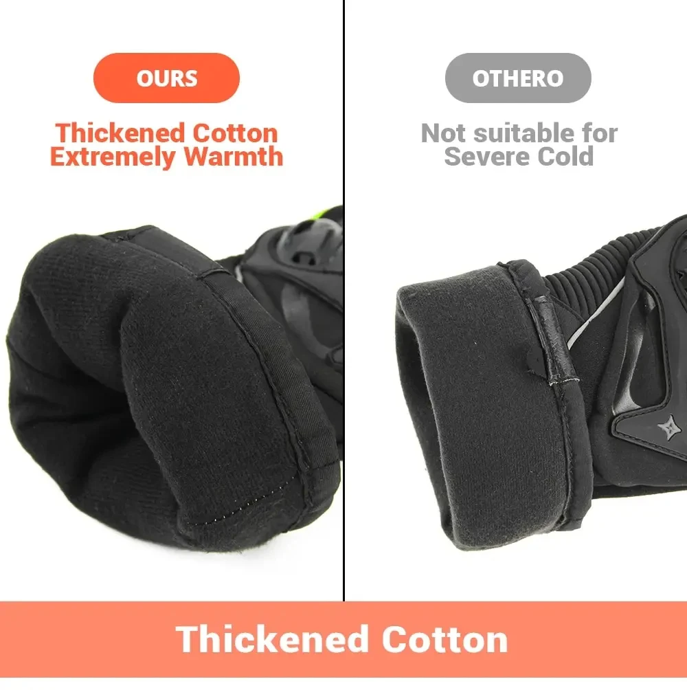 Motorcycle Gloves Waterproof Windproof Full Finger Moto Motorbike Riding Gloves Touch Screen Moto Motocross Gloves Winter