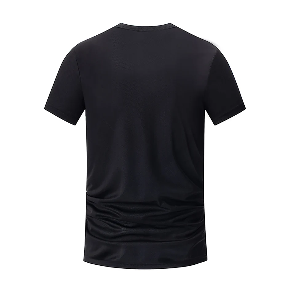 1/4/6 Pcs Men's Plus Size Gradient Quick-Drying Short-Sleeved Teenagers Loose Sports Running Fitness Football Basketball T-Shirt