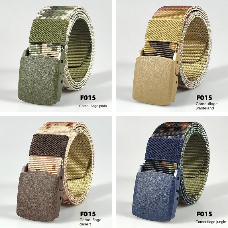 Automatic Buckle Nylon Women's Belts Canvas Outdoor Travel Premium Pants Sports Non-metallic Belts for Men White Black Blue Red