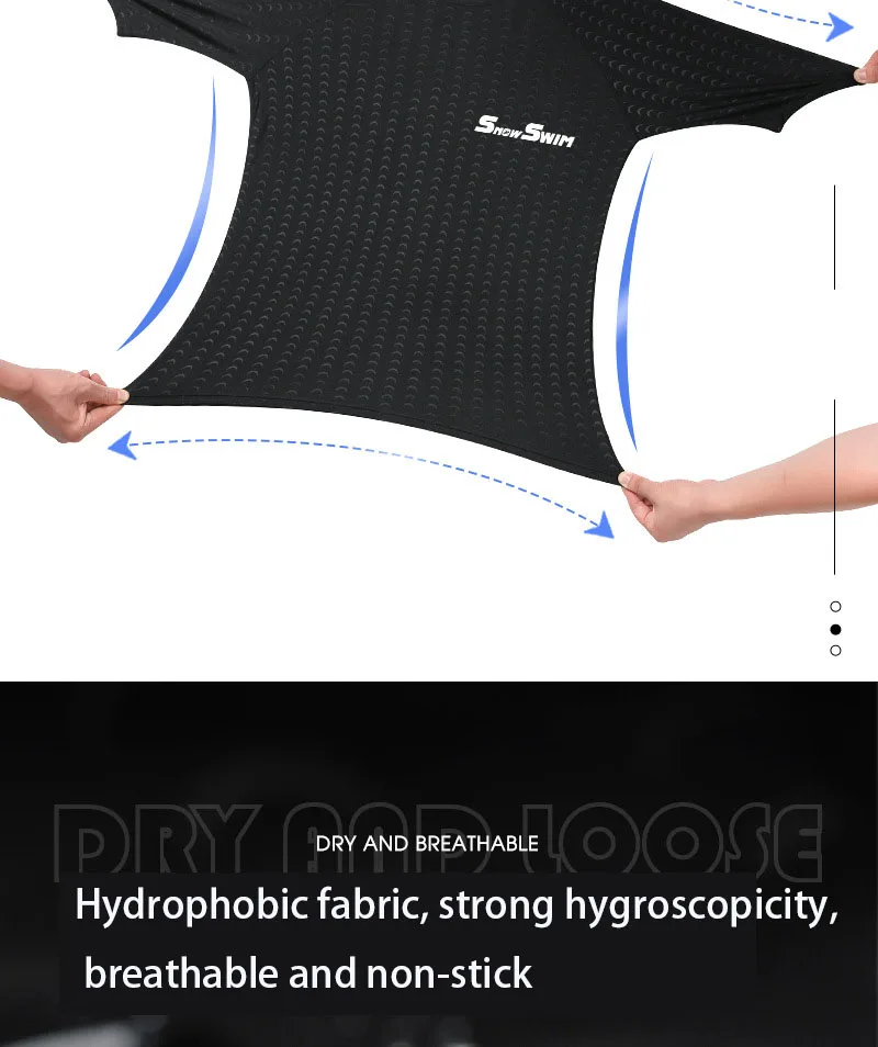 High Quality Men's Swimsuit Swim Shorts Five Quarter Quick Drying Loose Plus Size Swimming Kit Anti-embarrassment