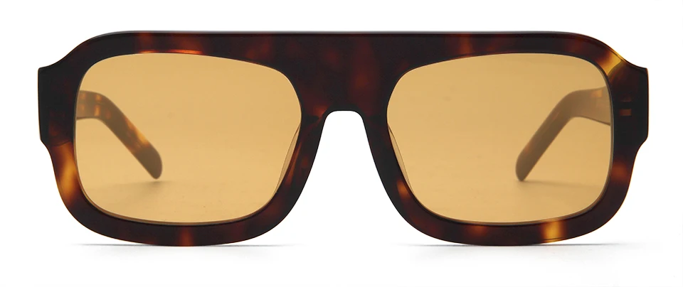 VEH Brand Design Acetate Big Vintage Pilot Sunglasses Men Oversized Frame Square Sun Glasses For Women Sunnies Female UV400
