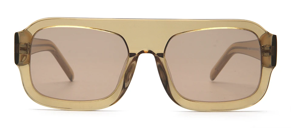VEH Brand Design Acetate Big Vintage Pilot Sunglasses Men Oversized Frame Square Sun Glasses For Women Sunnies Female UV400