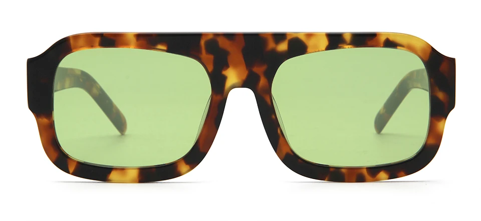 VEH Brand Design Acetate Big Vintage Pilot Sunglasses Men Oversized Frame Square Sun Glasses For Women Sunnies Female UV400