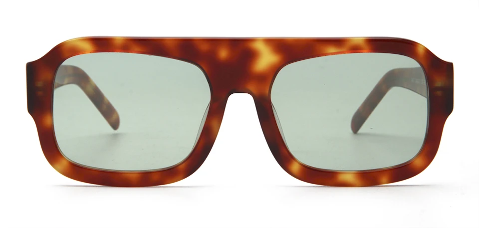 VEH Brand Design Acetate Big Vintage Pilot Sunglasses Men Oversized Frame Square Sun Glasses For Women Sunnies Female UV400