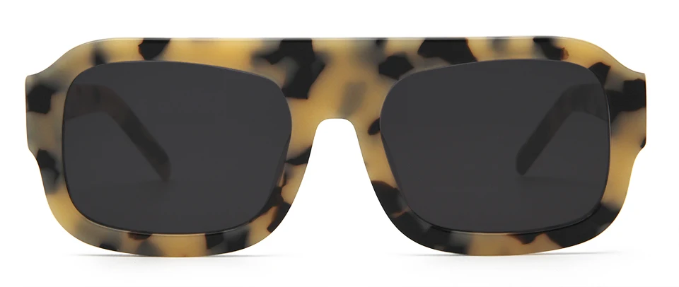 VEH Brand Design Acetate Big Vintage Pilot Sunglasses Men Oversized Frame Square Sun Glasses For Women Sunnies Female UV400