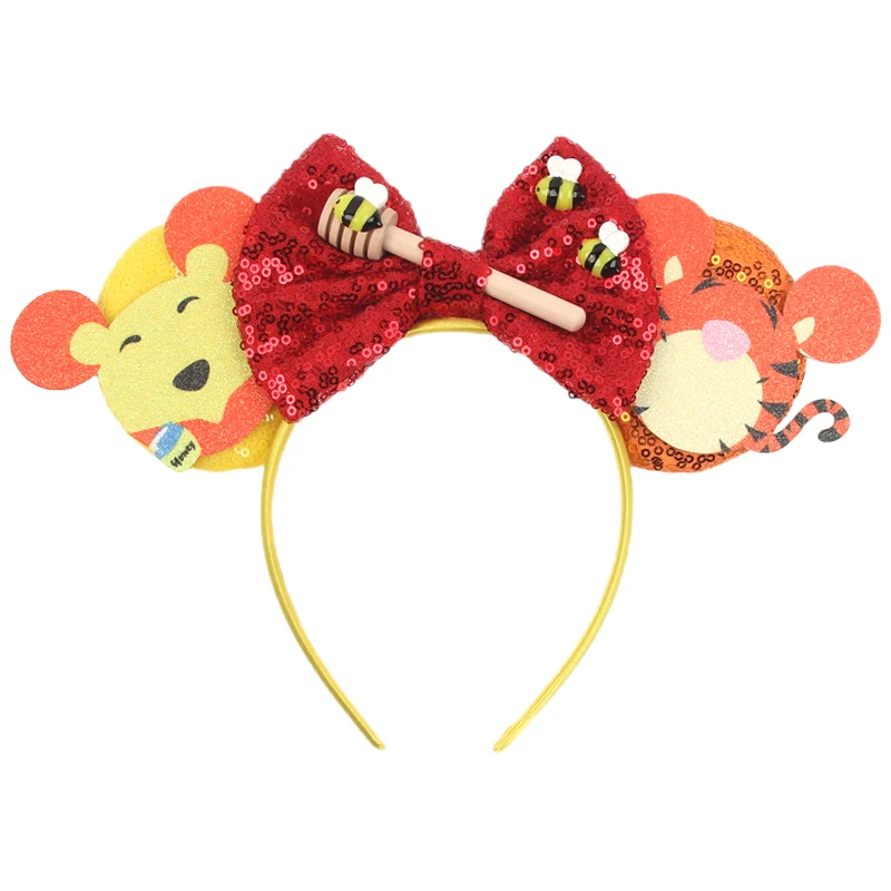 Cute Cartoon Character Animal Ear Hairband Plush Cosplay Party Costume Headband Decorative Hair Accessories for Girls & Children
