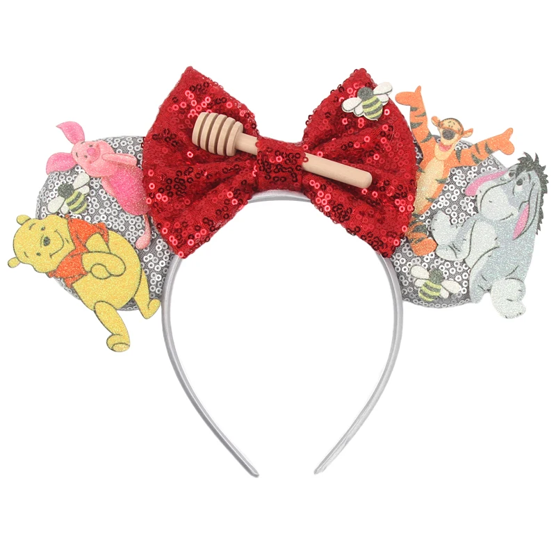 Cute Cartoon Character Animal Ear Hairband Plush Cosplay Party Costume Headband Decorative Hair Accessories for Girls & Children