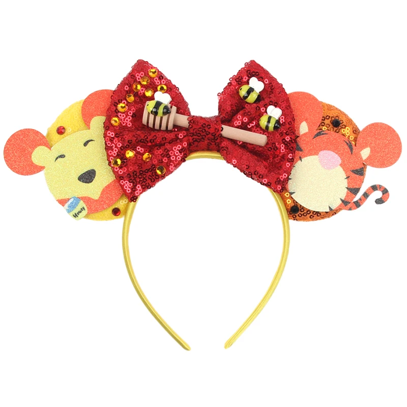Cute Cartoon Character Animal Ear Hairband Plush Cosplay Party Costume Headband Decorative Hair Accessories for Girls & Children