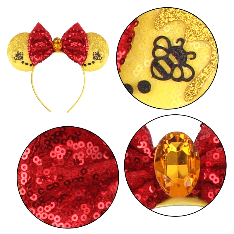 Cute Cartoon Character Animal Ear Hairband Plush Cosplay Party Costume Headband Decorative Hair Accessories for Girls & Children