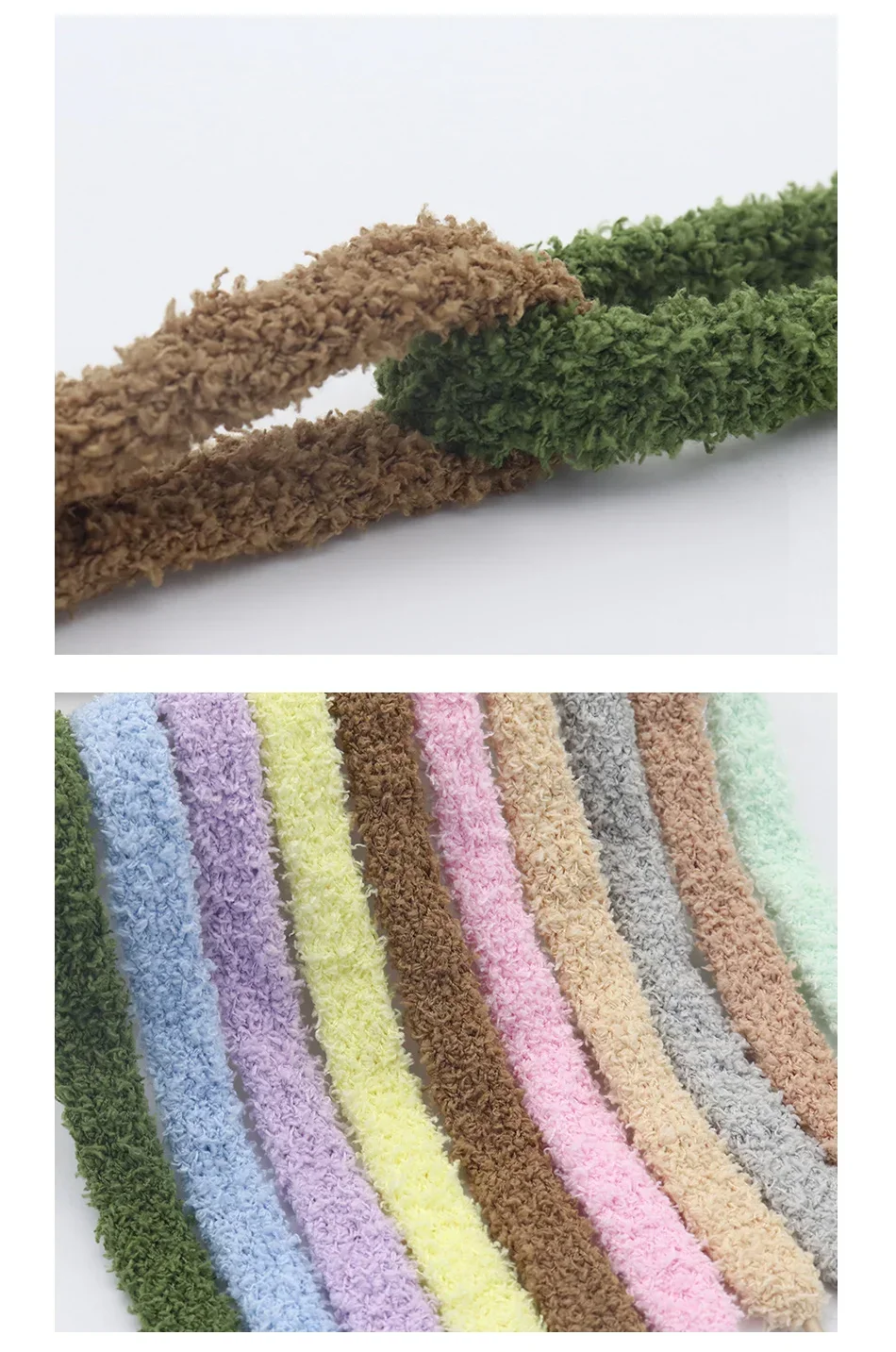 Fall Autumn Winter Fuzzy Shoelaces Soft 15mm Big Fat Plush Towel Laces Halloween Christmas Decoration for Adults Casual Sneakers