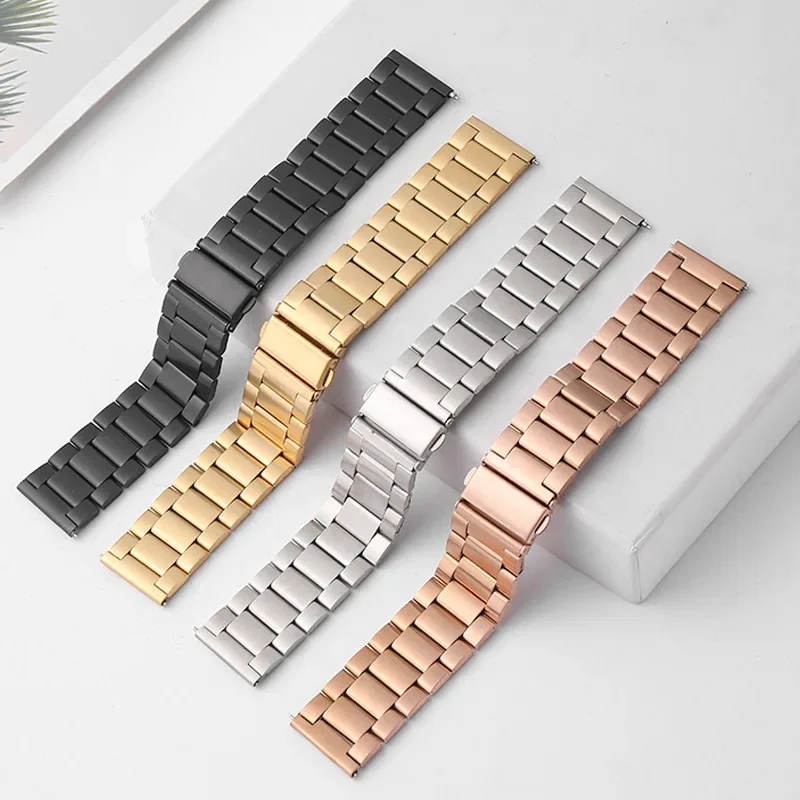 Steel Watch Strap for Samsung Gear S5 S4 S3 Frontier Classic Watch Band HUAWEI 41mm 42mm 46mm Accessorie 20mm 22mm Watch Belt