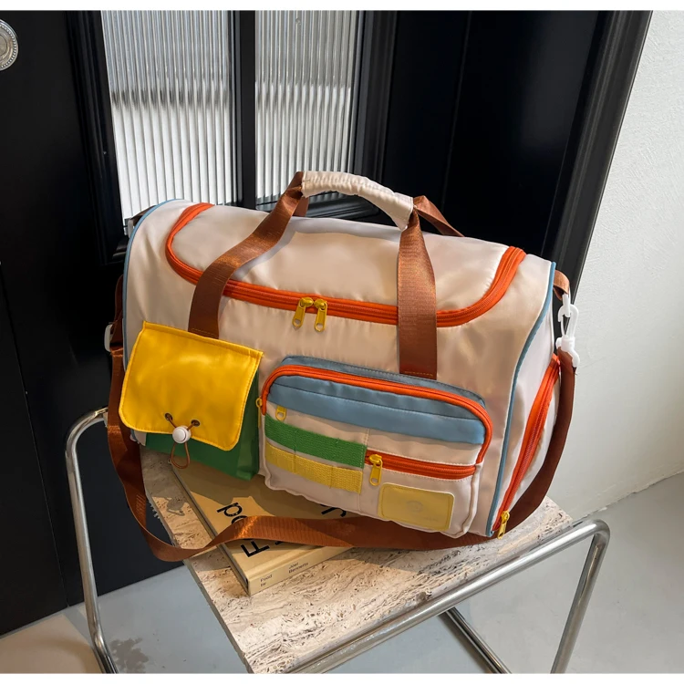 Travel Bag, Duffel Bag Cosmetics Bag, Professional Fitness Bag, Yoga Swimming Training Backpack, Satchel Shoulder Crossbody Tote Bag, Suitable for Men and Women