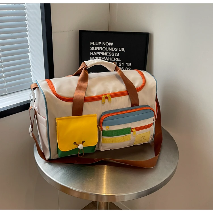 Travel Bag, Duffel Bag Cosmetics Bag, Professional Fitness Bag, Yoga Swimming Training Backpack, Satchel Shoulder Crossbody Tote Bag, Suitable for Men and Women