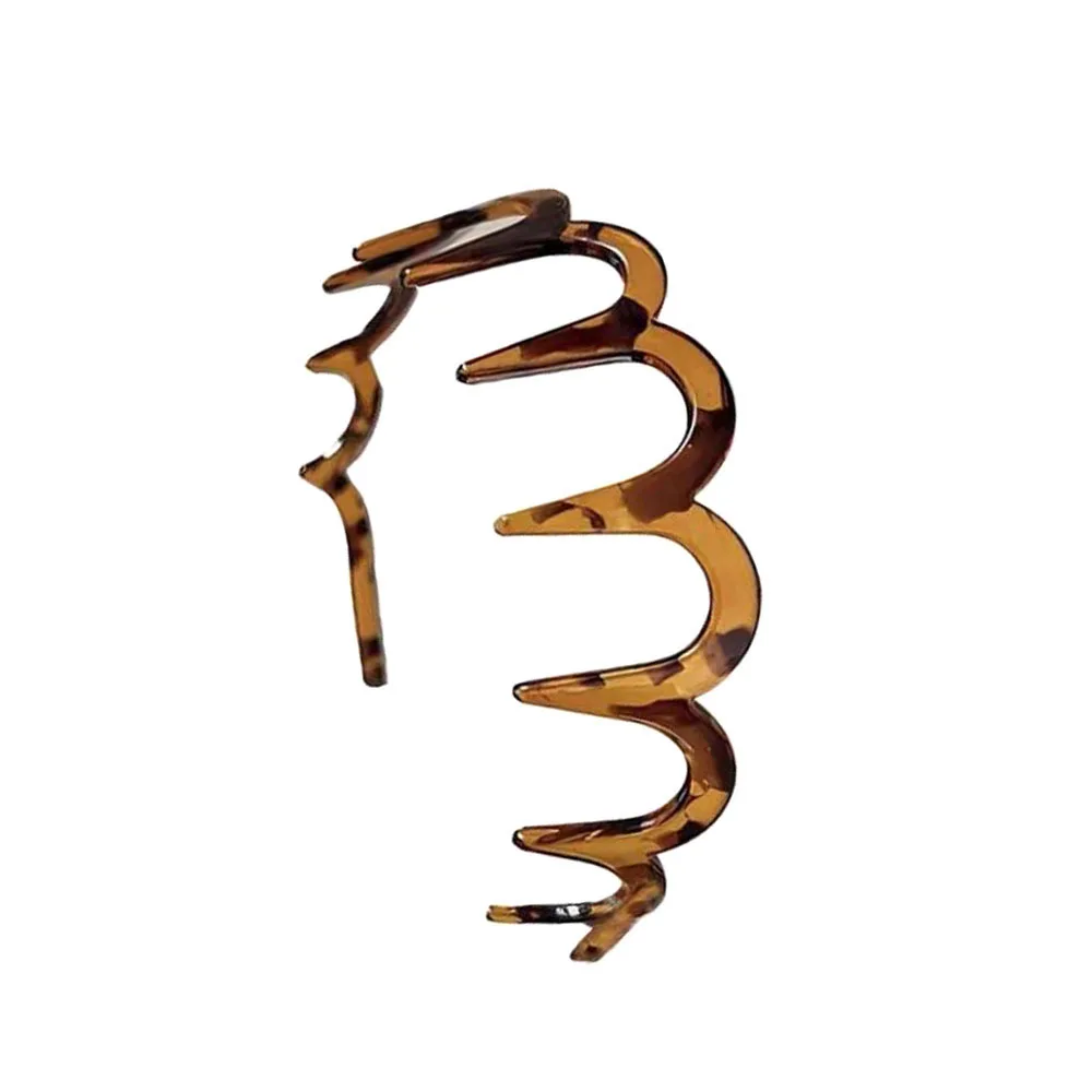 1PC Zig-Zag Long Tooth Hairband Big Weave Toothed Hair Hoops Non-slip Sports Headband Washing Face Hairbands Hair Accessories