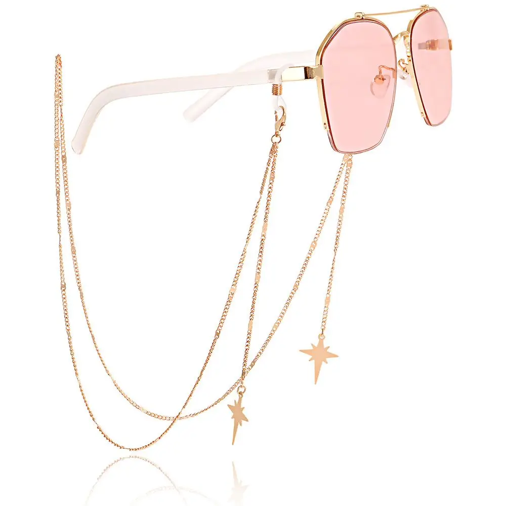 Adjustable Anti Slip Pearl Eyeglass Chain Sunglasses Antiskid Losing Chain Mask Strap Glasses Chain Face Mask Lanyard Neck Chain