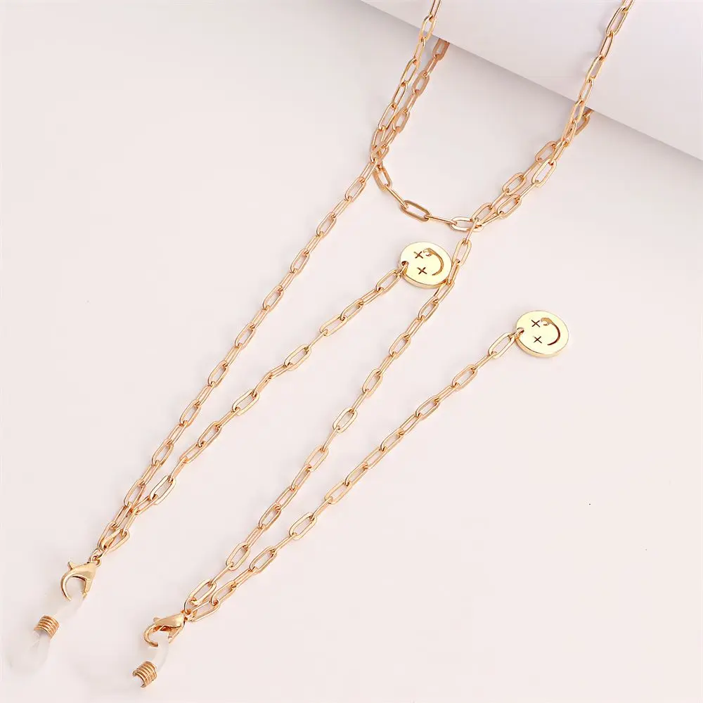 Adjustable Anti Slip Pearl Eyeglass Chain Sunglasses Antiskid Losing Chain Mask Strap Glasses Chain Face Mask Lanyard Neck Chain