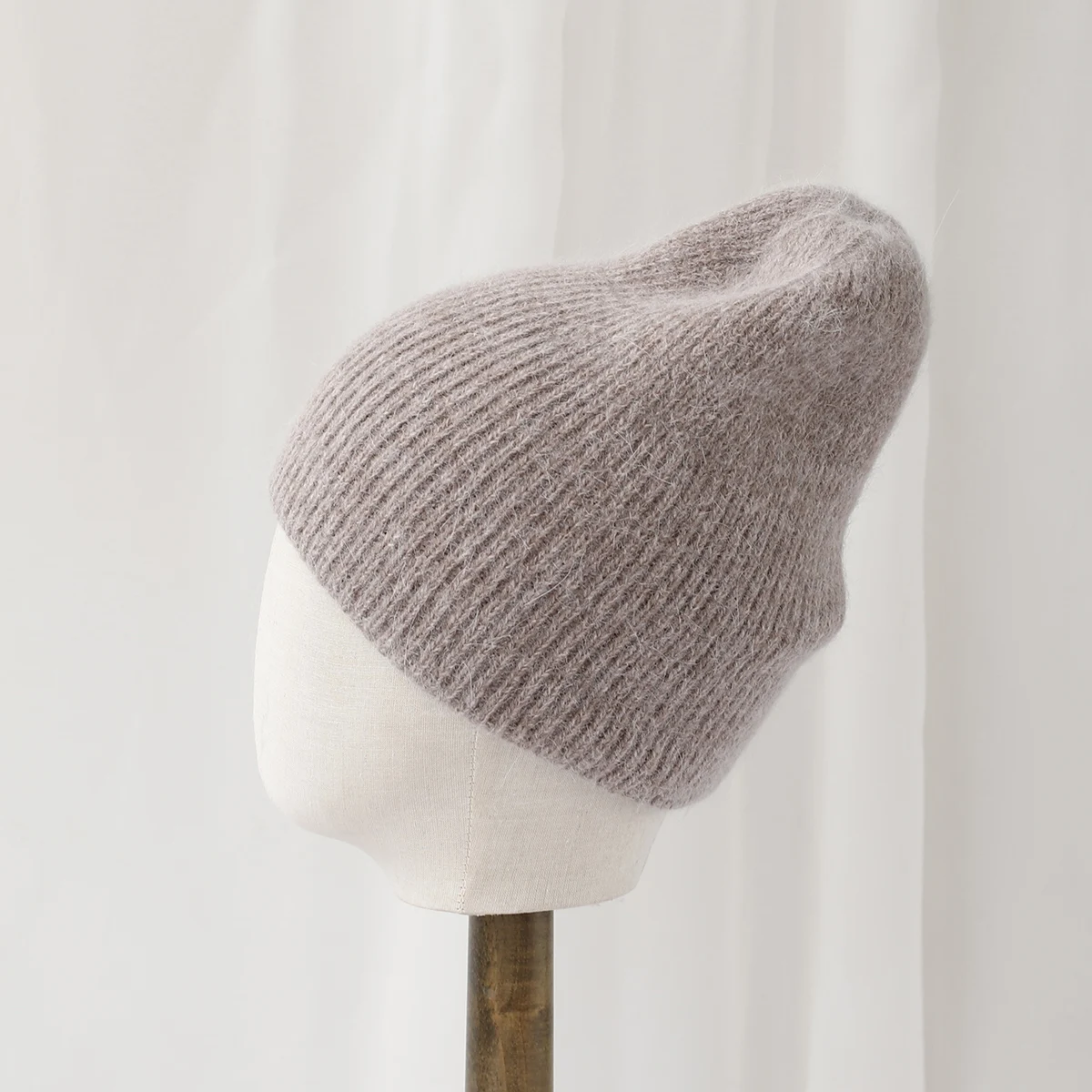 2024 color warm Thick and warm ski hat Rabbit hair knitted pullover cap Wool hats Men's hat Knitted Women Winter Hat Wholesale