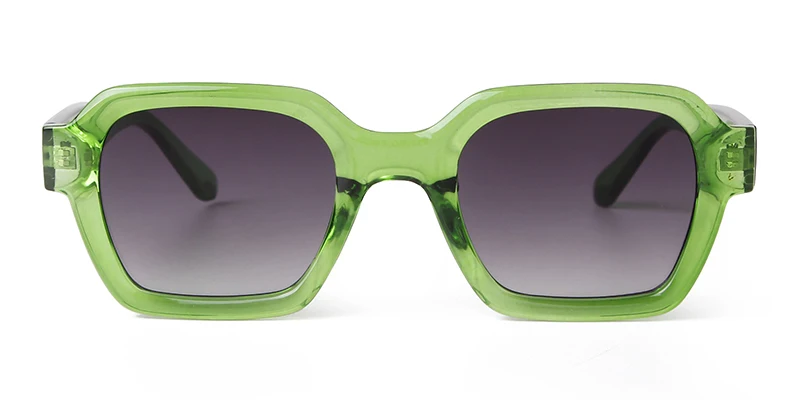 STORY Retro Trendy Orange Square Sunglasses Women Men 2024 Fashion Transparent Green Frame Rectangle Sun Glasses Female Shades