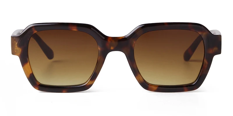 STORY Retro Trendy Orange Square Sunglasses Women Men 2024 Fashion Transparent Green Frame Rectangle Sun Glasses Female Shades