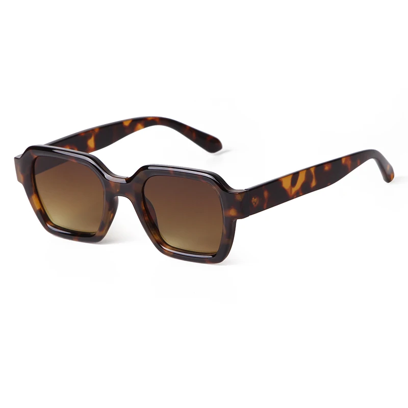 STORY Retro Trendy Orange Square Sunglasses Women Men 2024 Fashion Transparent Green Frame Rectangle Sun Glasses Female Shades