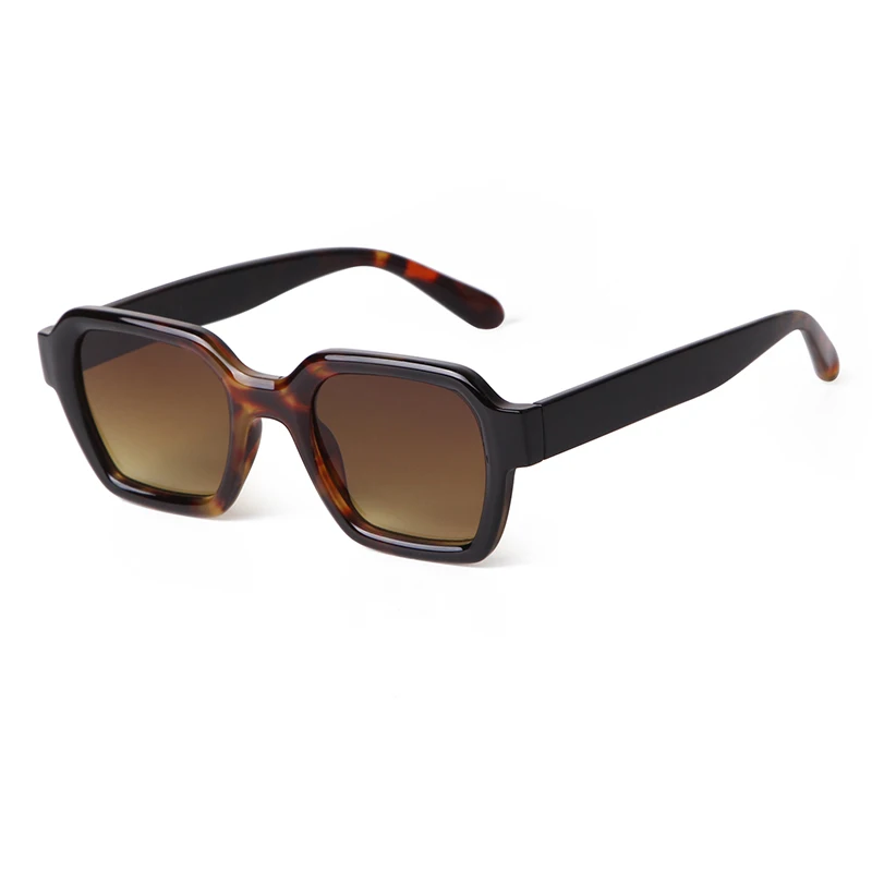 STORY Retro Trendy Orange Square Sunglasses Women Men 2024 Fashion Transparent Green Frame Rectangle Sun Glasses Female Shades