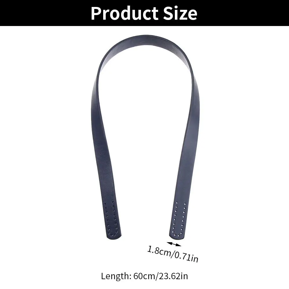 2Pcs PU Leather Shoulder Bag Strap Women Girls Bag Handles DIY Replacement Handle for Handbag Belt Bag Accessory