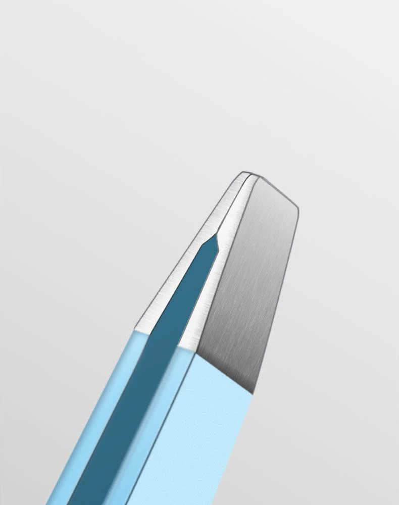 Ouriner Eyebrow Tweezer Colorful Hair Beauty Fine Hairs Puller Stainless Steel Slanted Eye Brow Clips Removal Makeup Tools
