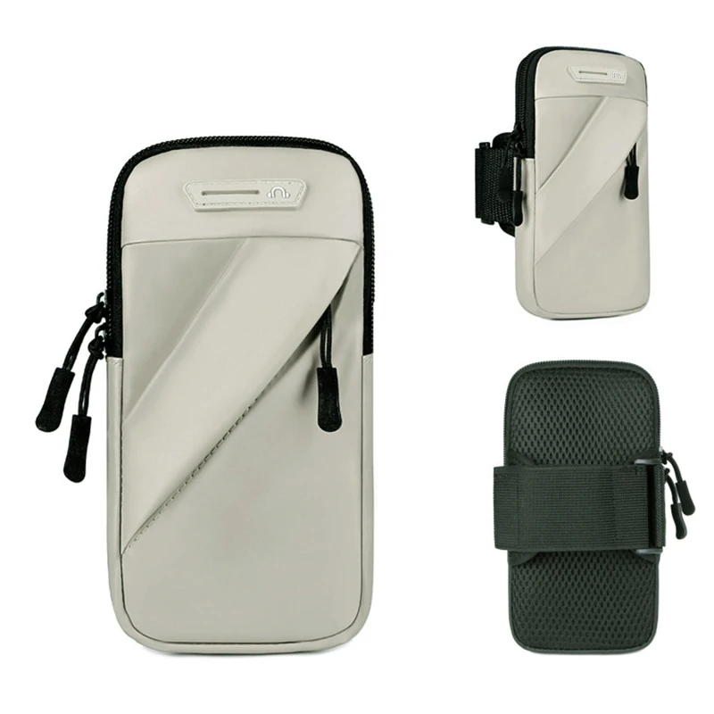 Phone Arm Bag With Headphone Jack Waterproof Breathable Sports Running Phone Holder Gym Mobile Phone Holder Jogging Bags