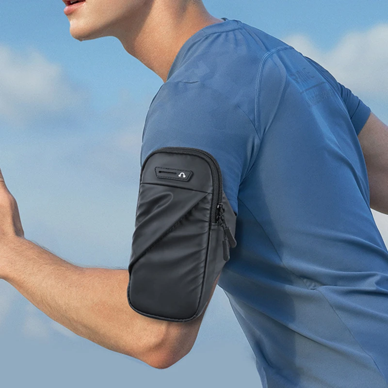 Phone Arm Bag With Headphone Jack Waterproof Breathable Sports Running Phone Holder Gym Mobile Phone Holder Jogging Bags