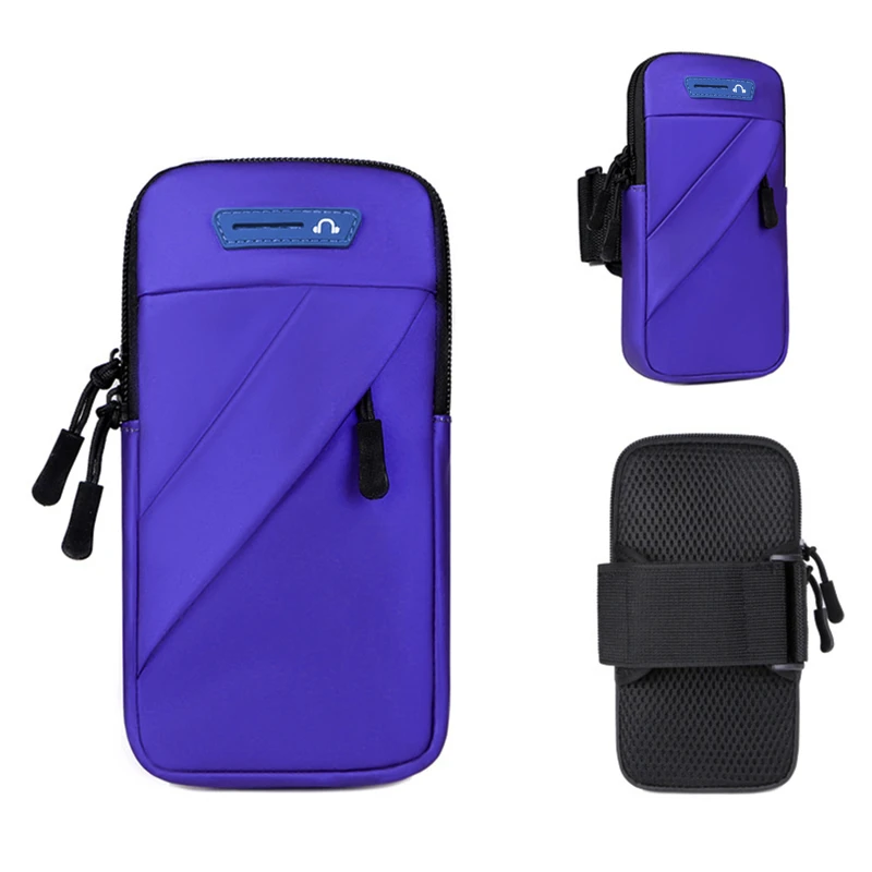 Phone Arm Bag With Headphone Jack Waterproof Breathable Sports Running Phone Holder Gym Mobile Phone Holder Jogging Bags