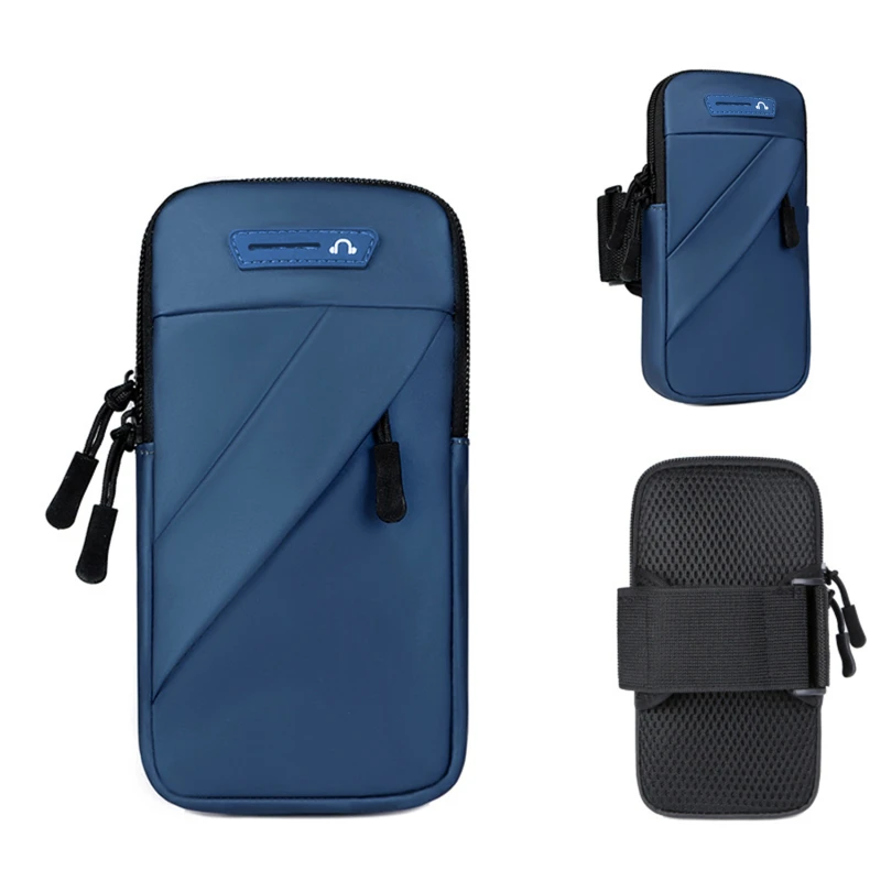 Phone Arm Bag With Headphone Jack Waterproof Breathable Sports Running Phone Holder Gym Mobile Phone Holder Jogging Bags