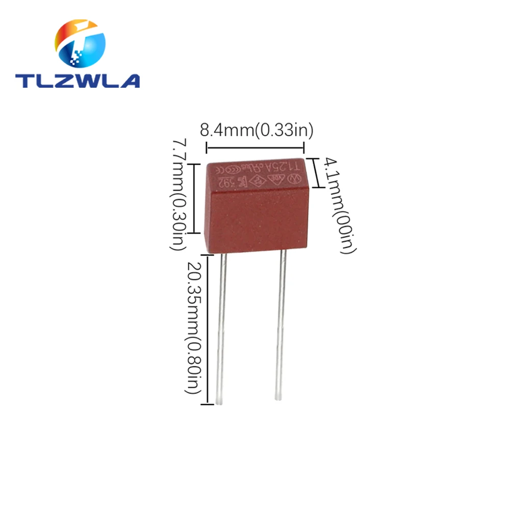 10PCS Fuse 2A 1A 3.15A 4A 5A 6.3A 250V 392 Square Plastic Fuse T2A LCD TV Power Board Commonly Used Fuses Slow Blow Fuse T3.15A