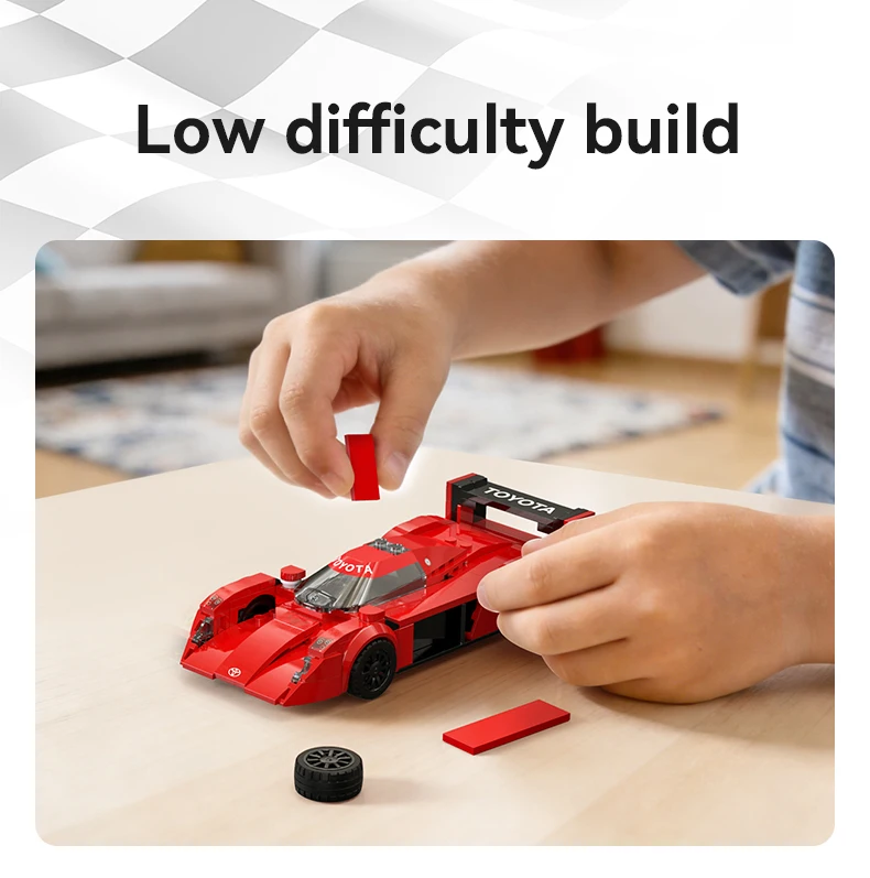 CaDA Toyota GT One Collectible Building Blocks Set - Educational Assembly Toy for Boys And Girls Ideal Birthday Gift