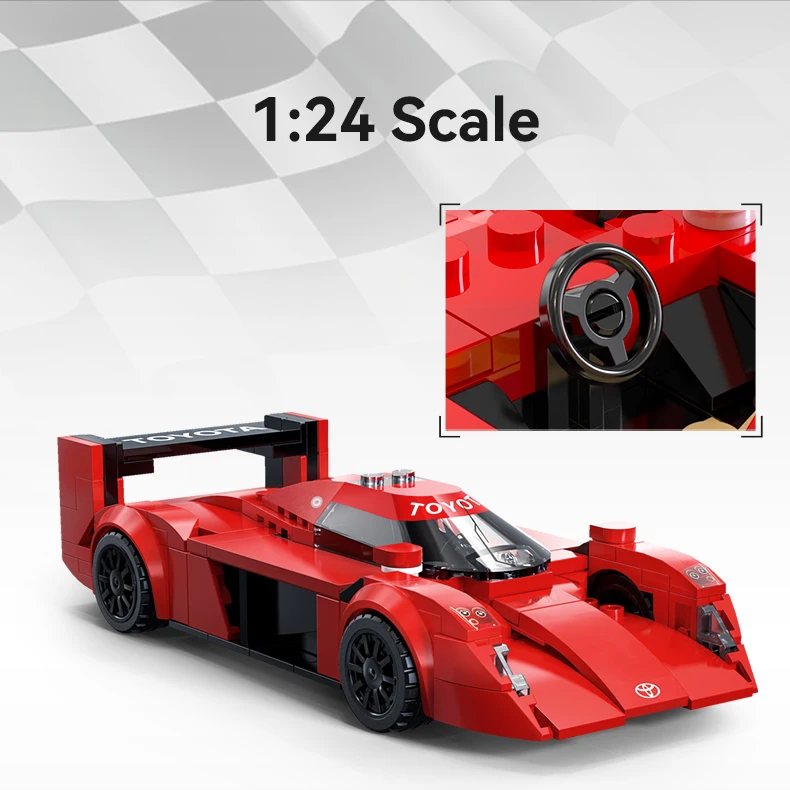 CaDA Toyota GT One Collectible Building Blocks Set - Educational Assembly Toy for Boys And Girls Ideal Birthday Gift