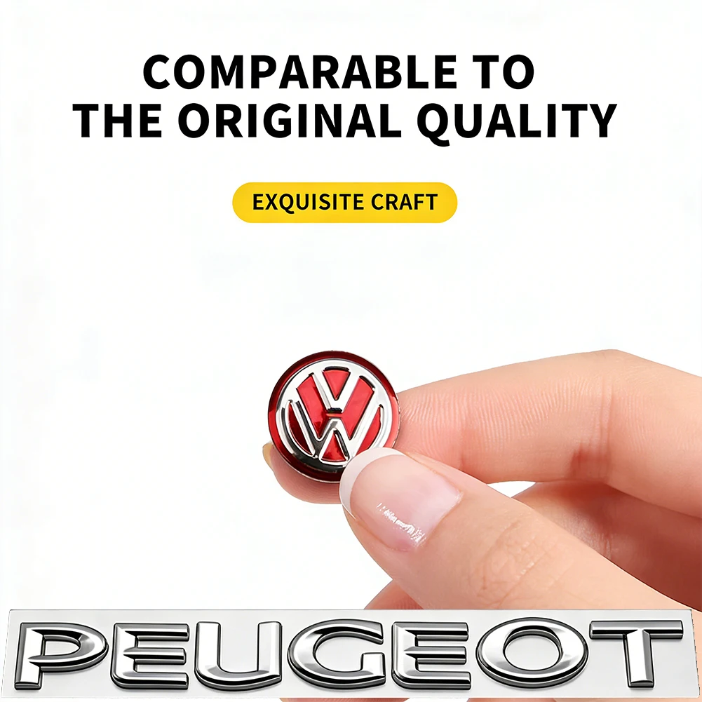 5/10Pcs 14mm Car Remote Key Stickers Badge Emblem Car Accessories For VW Scirocco Polo T5 Passat b6 Golf mk5 Tiguan Jetta CC MK7