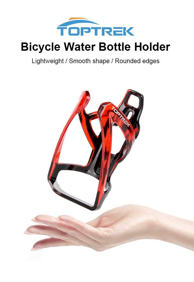 Toptrek Bicycle Bottle Holder MTB Accessorie Bottle Rack Road Bike Holder Lightweight Bottle Cage Durable Cycling Accessory