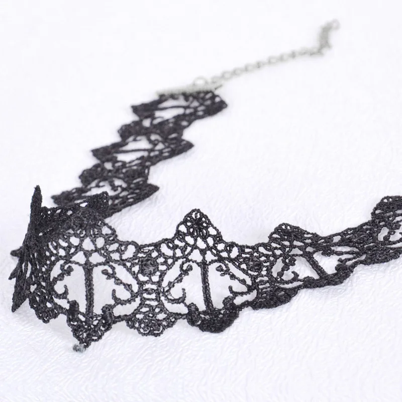 White Black Lace Choker Necklace Torques Women Collar Necklaces Jewelry Women Statement Female Jewelry Gift