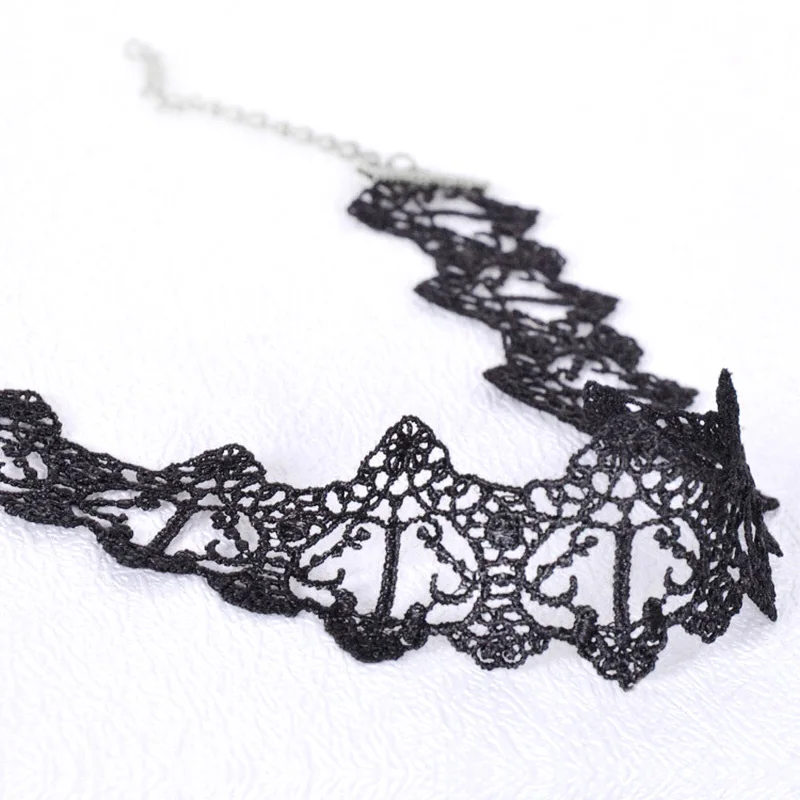 White Black Lace Choker Necklace Torques Women Collar Necklaces Jewelry Women Statement Female Jewelry Gift