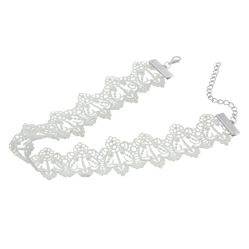 White Black Lace Choker Necklace Torques Women Collar Necklaces Jewelry Women Statement Female Jewelry Gift