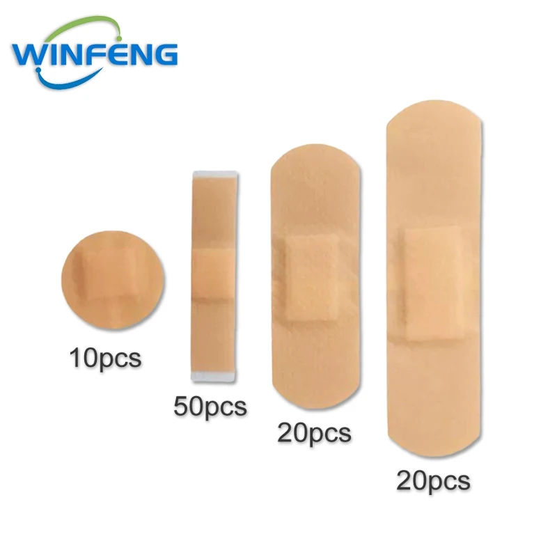 100Pcs Waterproof Cartoon Band-Aids Hemostasis Adhesive Bandage First Aid Kit Emergency Medical Dressing Sticking Plaster