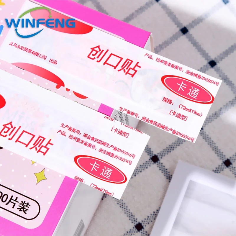 100Pcs Waterproof Cartoon Band-Aids Hemostasis Adhesive Bandage First Aid Kit Emergency Medical Dressing Sticking Plaster